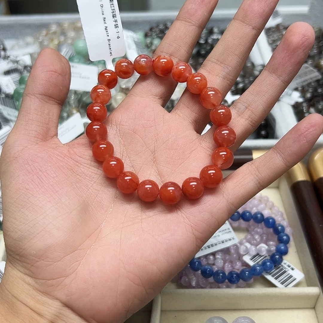 手链水晶未镶嵌专业飘花南红