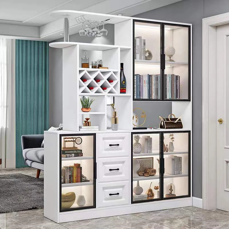 2025新款玄关柜进门客厅隔断柜酒柜简入户鞋柜屏风一体靠墙置物架