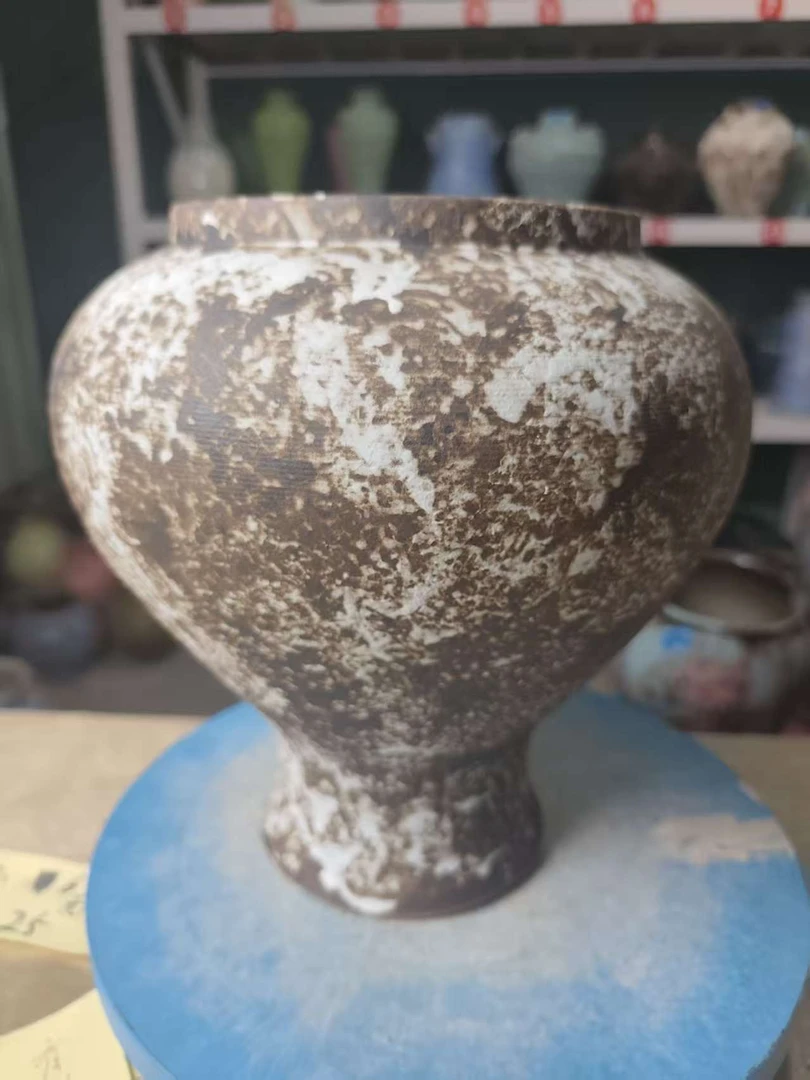 景德镇陶瓷花盆花器口径13高度26无孔