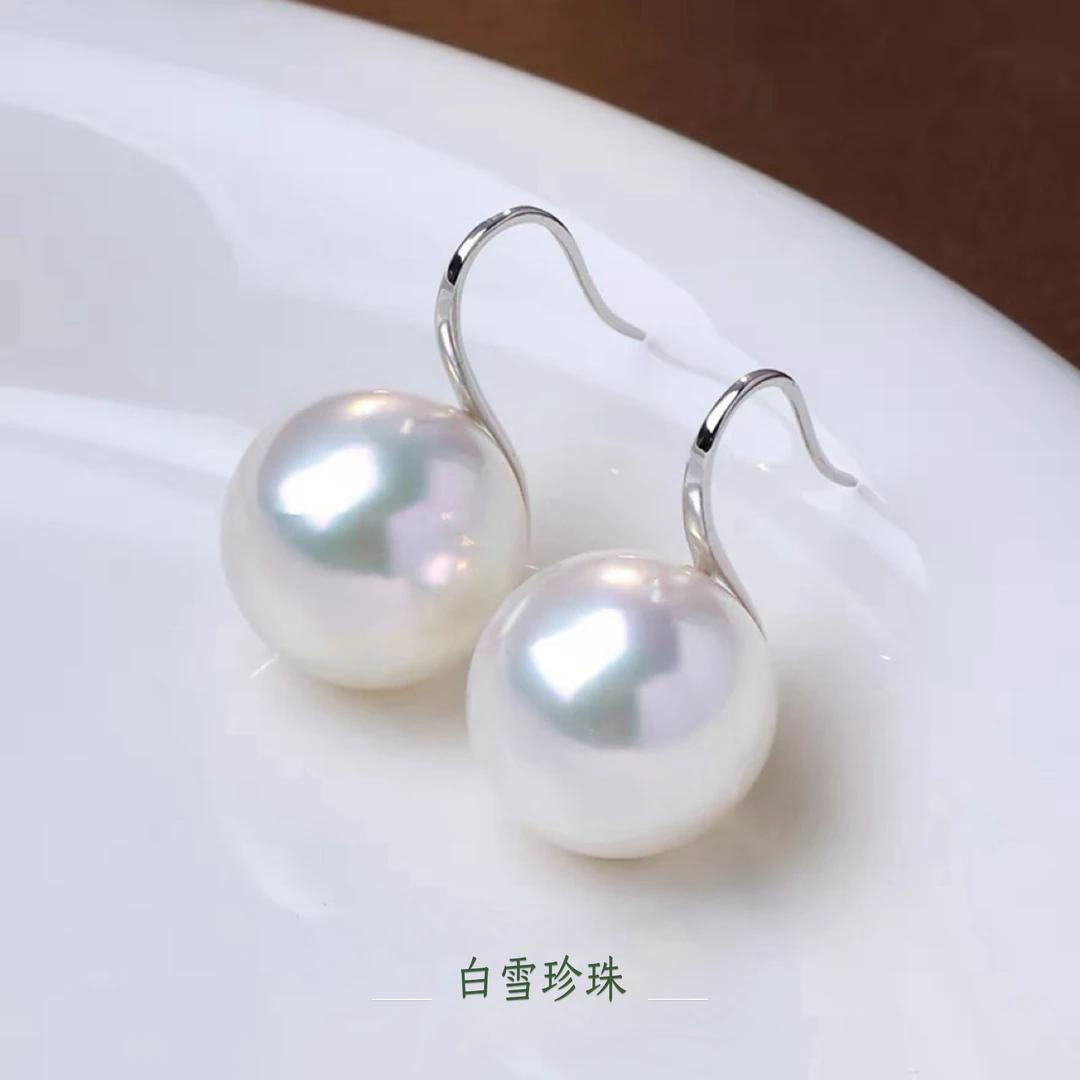 特选SS『龙珠系列』13-14大龙珠赛澳白高跟鞋S925耳饰妈妈气质