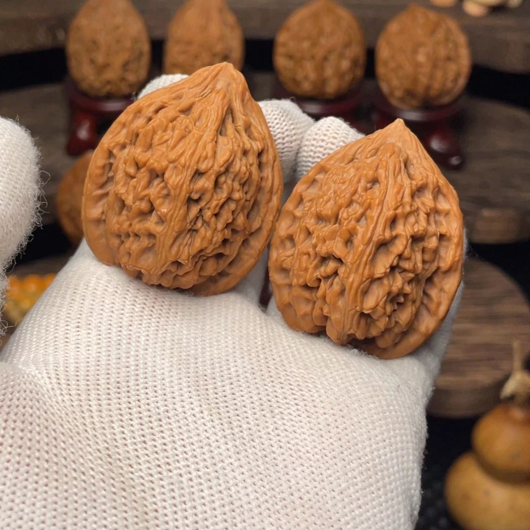 把件文玩核桃秦岭野生山魄系列归一36