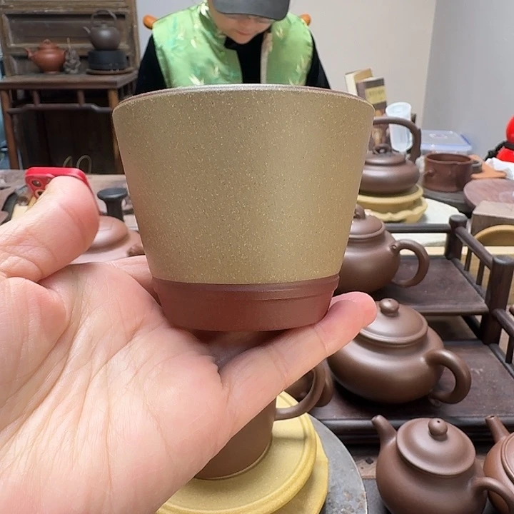 茶杯紫砂手工制作主人杯