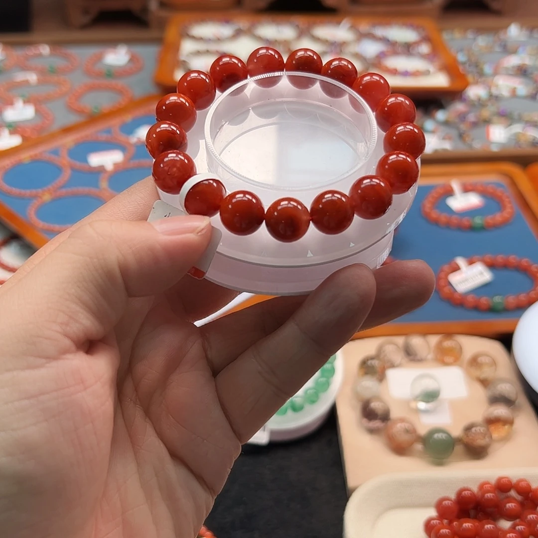 鳳***飛南红玛瑙未镶嵌手链