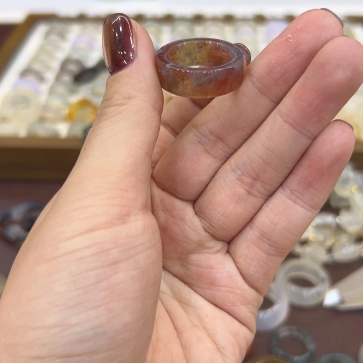 玛瑙/玉髓合金戒指144港18