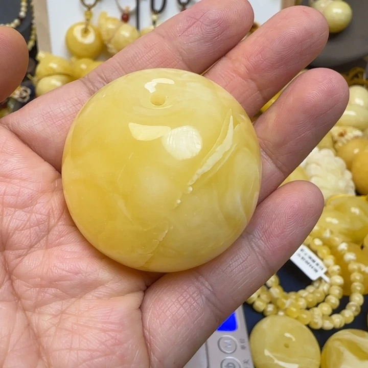 蜜蜡未镶嵌颈饰天然蜜蜡