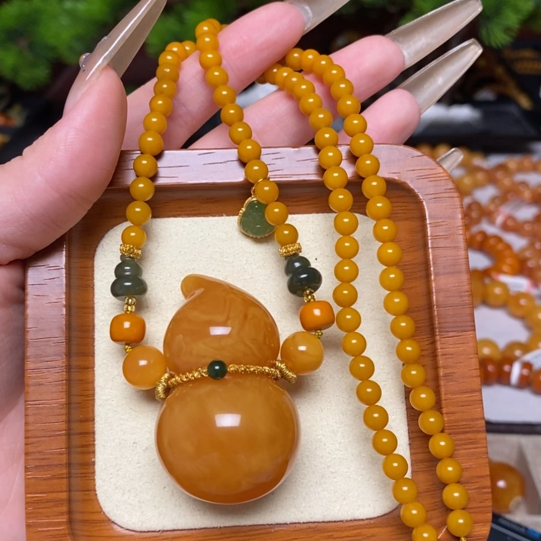 【闪购商品】蜜蜡颈饰未镶嵌项链