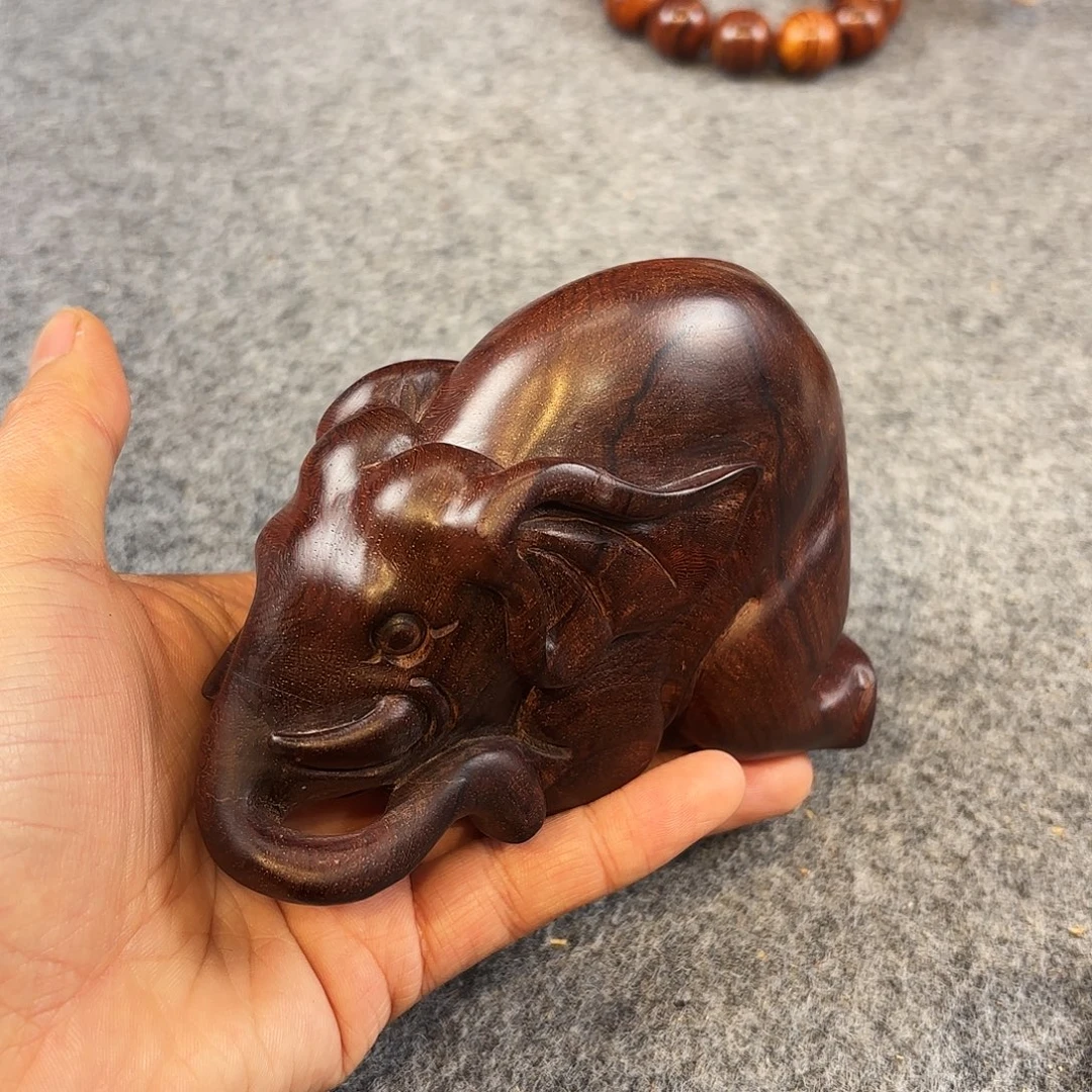 峰***子花梨木类紫油梨精品摆件