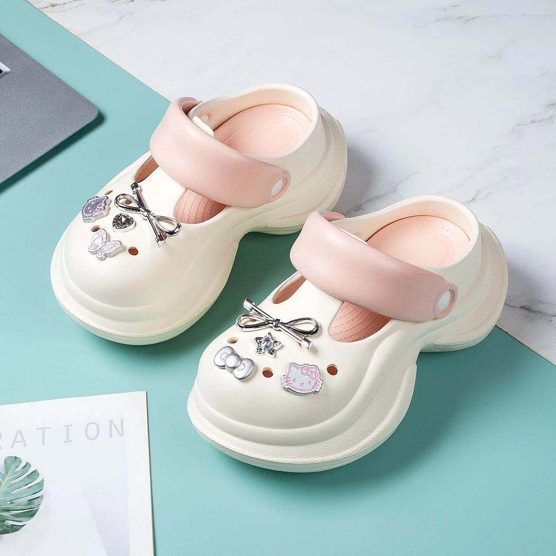 小蛮腰（洞洞鞋配饰）注意注意只有配饰！！！！ 夏季外穿厚底包头时尚