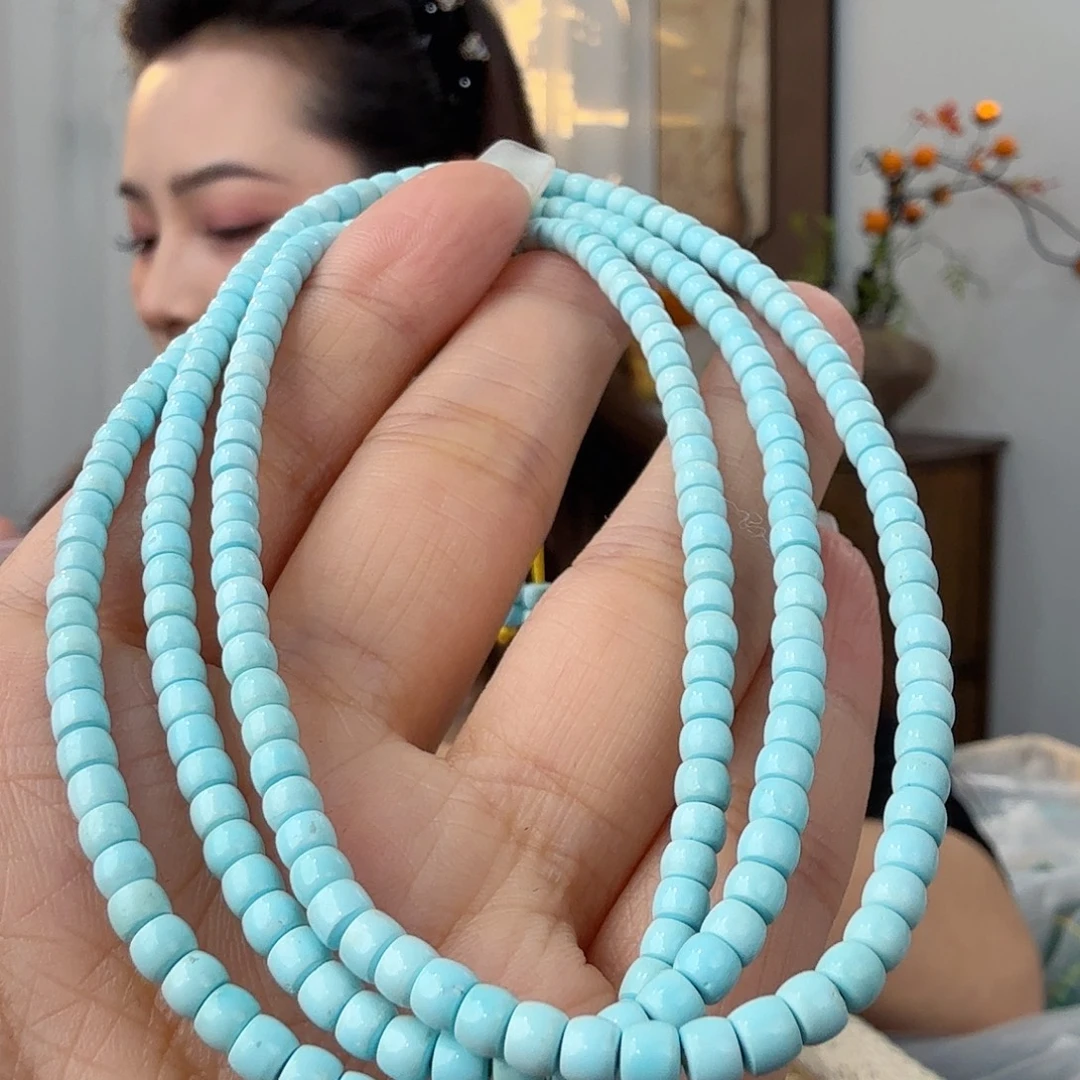 绿松石足铂镶嵌珠宝奇石