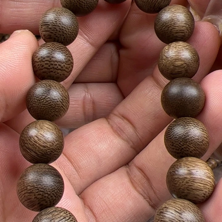 沉香手串越南芽庄白棋星空瘤疤