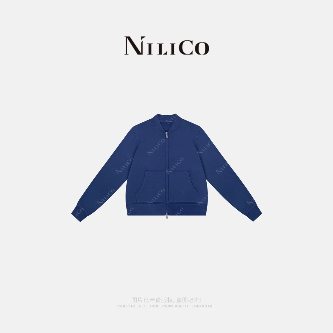 NILICO【雅集】极简随性抓毛休闲舒适廓形百搭外套