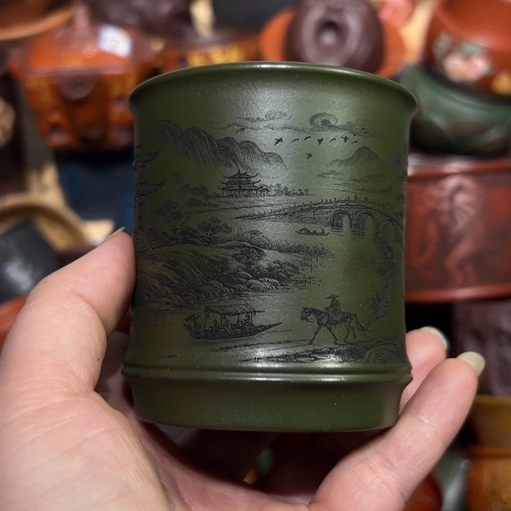 茶杯紫砂宜兴紫砂主人杯