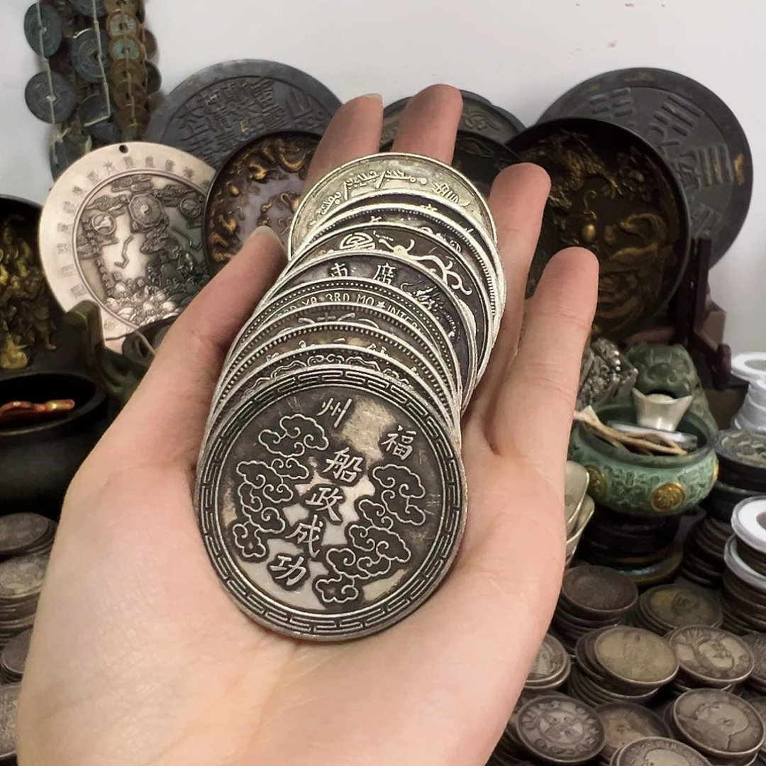 金属复古工艺品双龙
