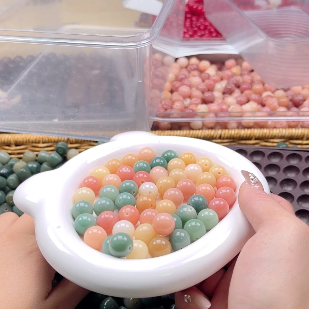 白玉菩提吊坠z11.75mm108颗。多宝