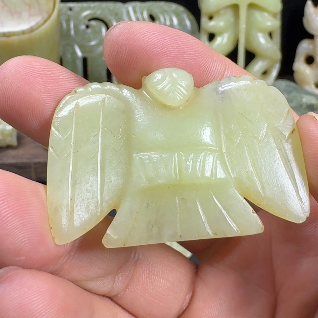 玉玉摆件小鸟小鸟型件