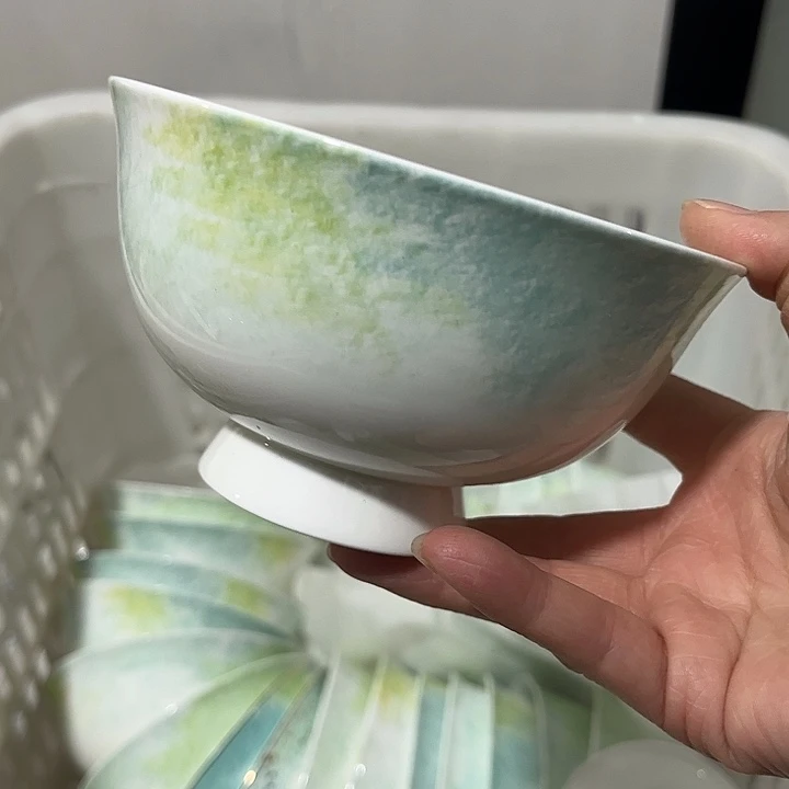 瓷片微瑕骨瓷星河5碗两个
