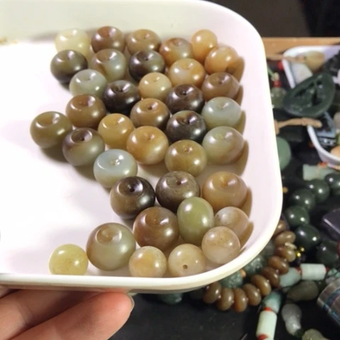 含辰砂工艺品小平安扣珠子手串手工气质时尚