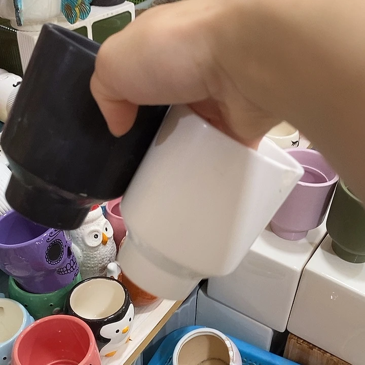 摆件陶盆有孔 微瑕介意勿拍