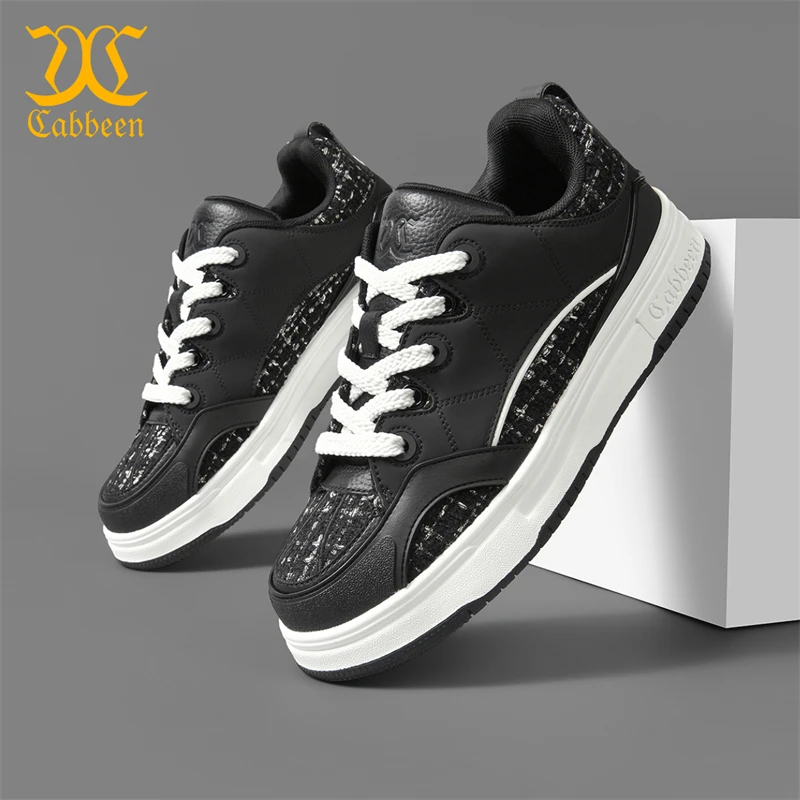 卡宾线下同款正品网红百搭鞋子透气男鞋潮流春季黑色鞋男士休闲鞋