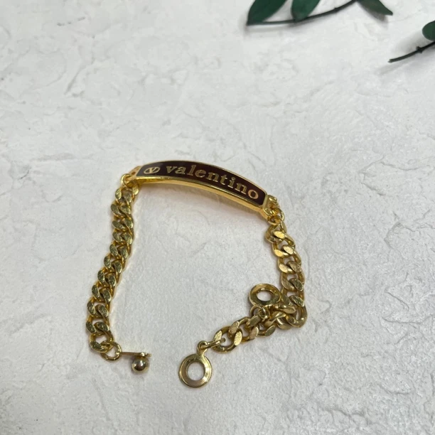 90新 Valentino/华伦天奴 【六六中古】孤品简约手链th5717