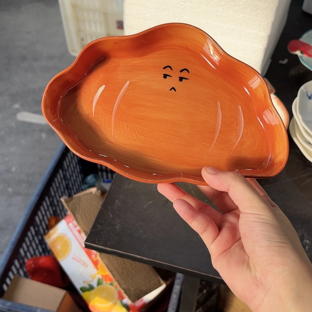 棉麻微瑕一个牛角包