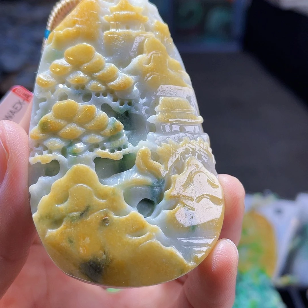 颈饰未镶嵌翡翠一