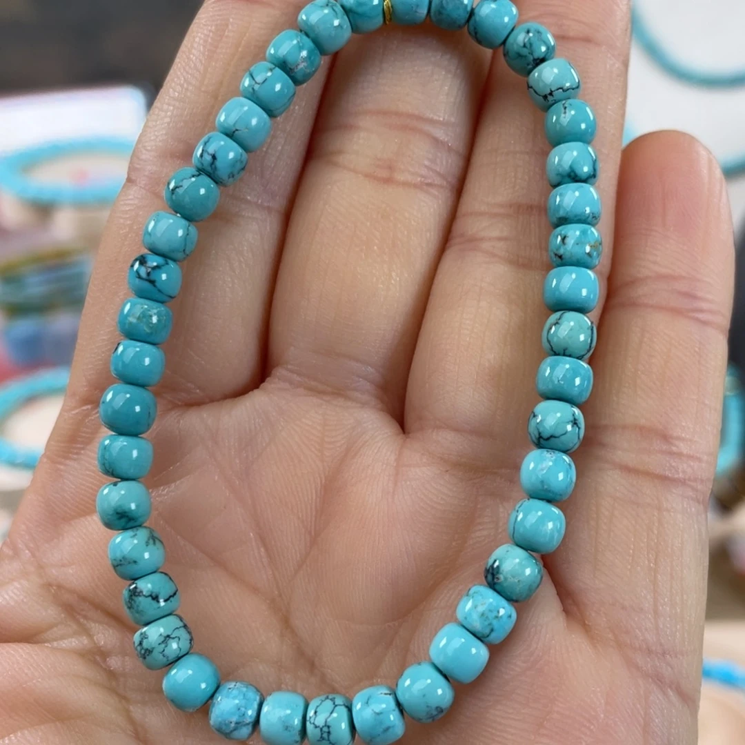 绿松石未镶嵌套链高瓷老型