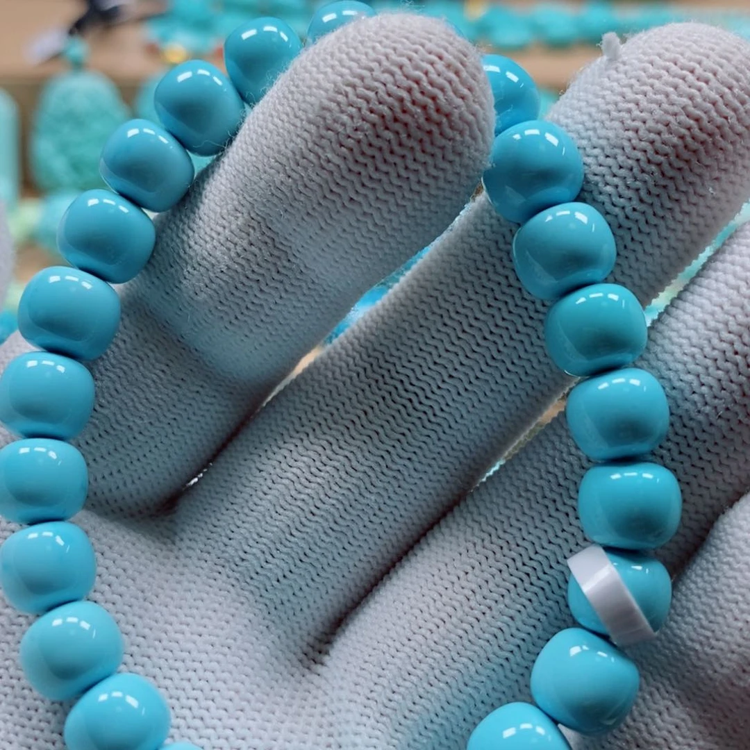 绿松石珠宝奇石未镶嵌干**皃