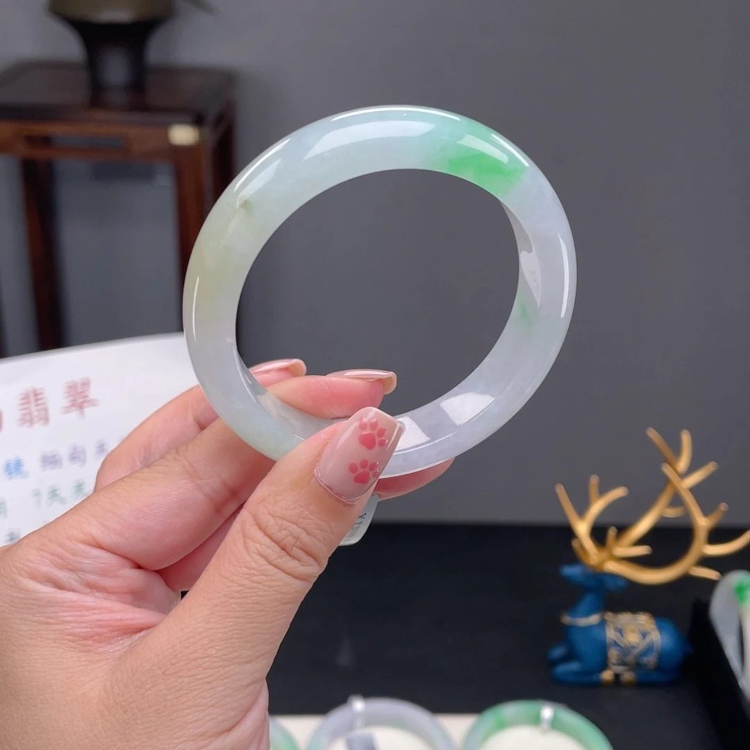 未镶嵌手镯翡翠55.2