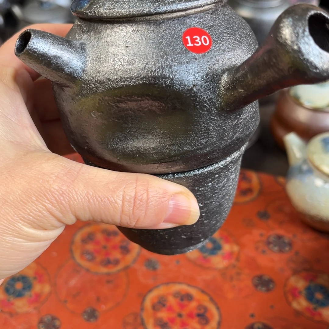 闲***致柴烧茶器主人杯杯柴烧