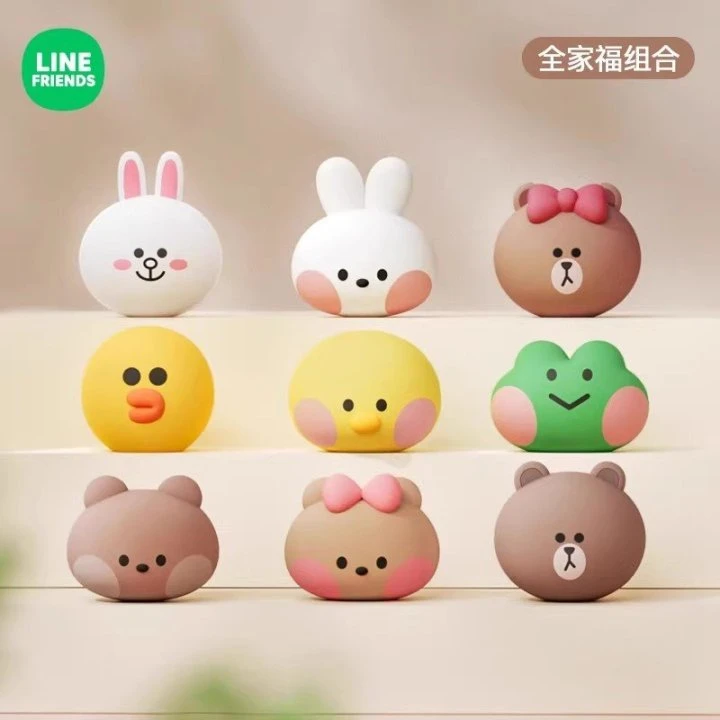 【官方正版】车载车内饰品汽车摆件中控台显示屏可爱布朗熊解压