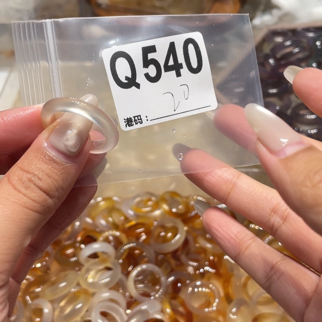 玛瑙/玉髓未镶嵌戒指540