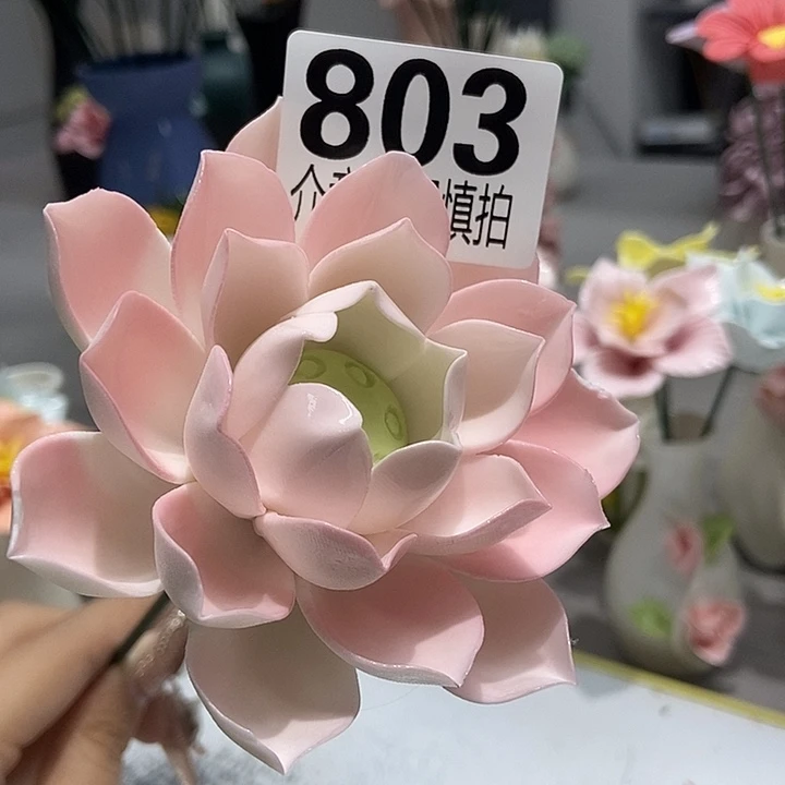 陶瓷纯手工捏花设计