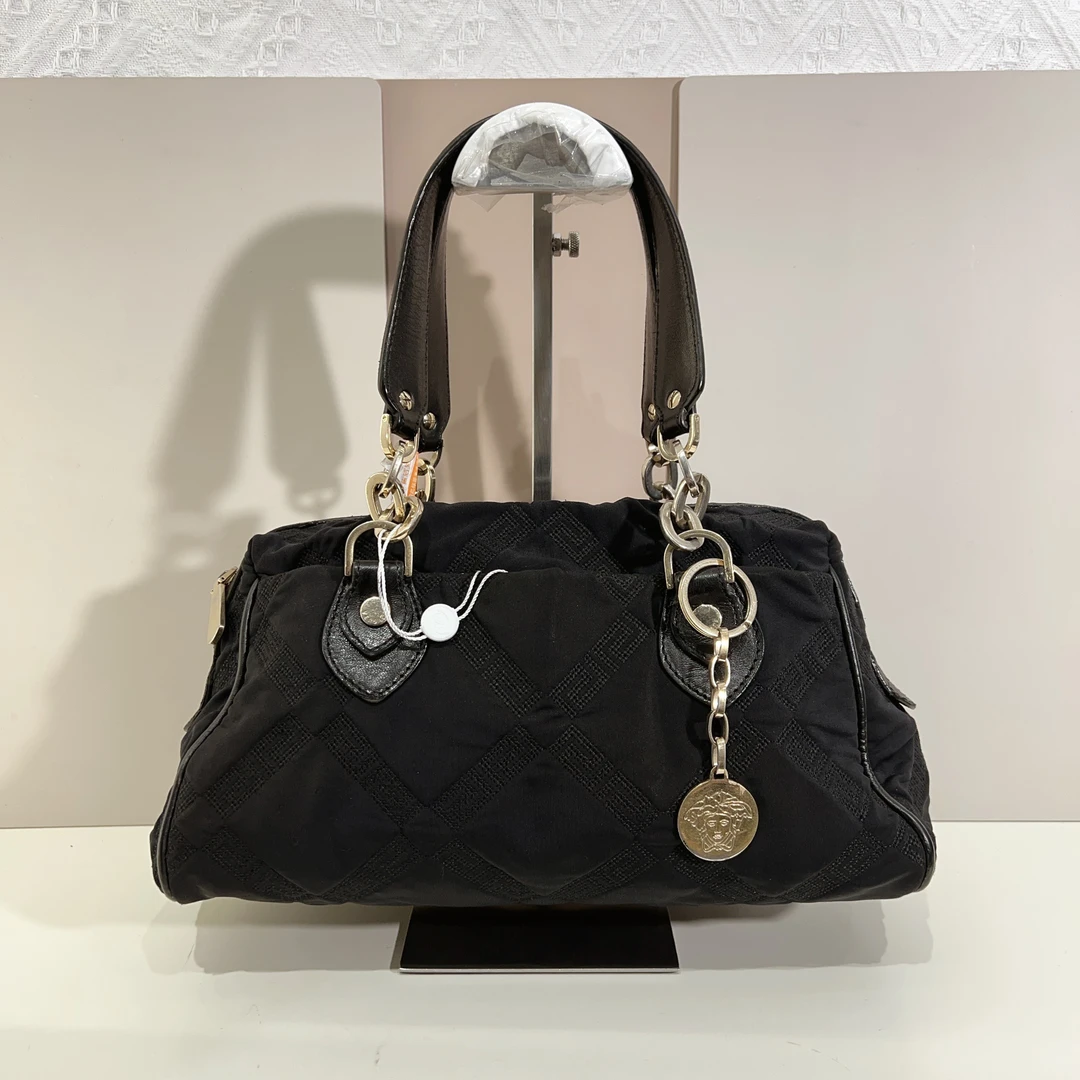 95新 VERSACE/范思哲 范思哲尼龙手提包cj5960