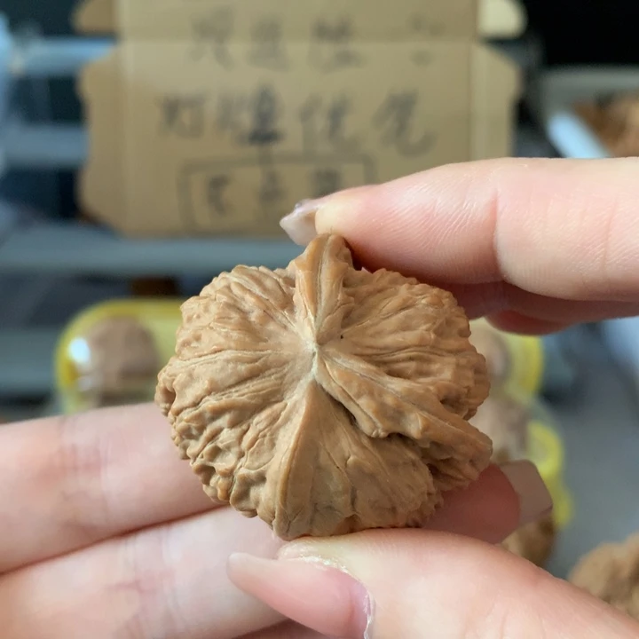 郭***店吊坠文玩核桃异形单只，有瑕疵