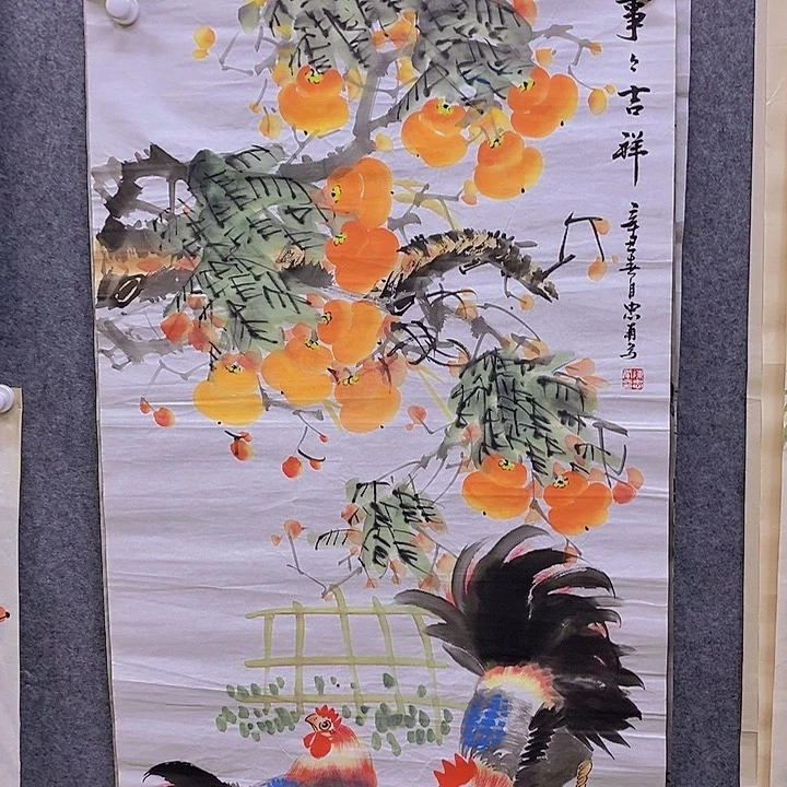 竖款新中式装饰画3