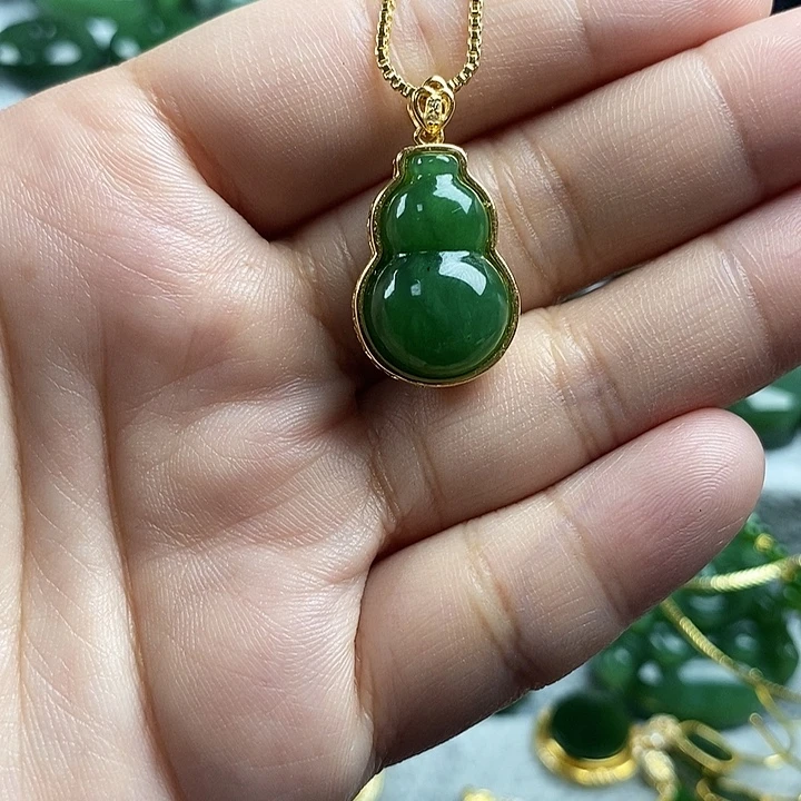和田玉（碧玉）未镶嵌项链