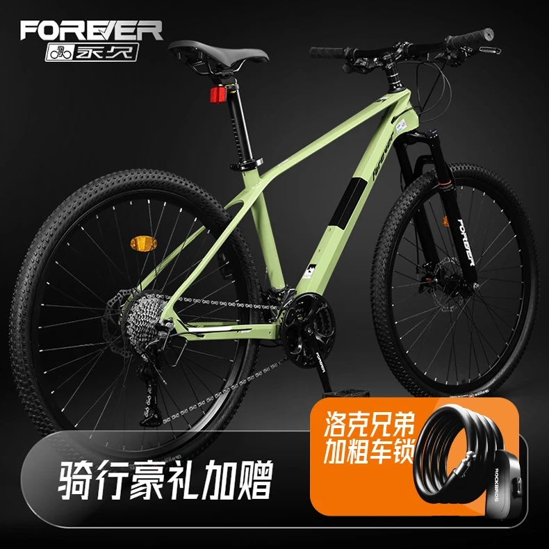 永久牌镁合金山地自行车油碟越野禧玛诺变速减震成人男单车JT056