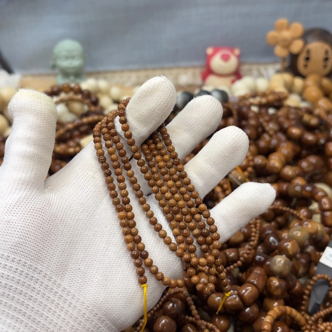 吊坠菩提根/象牙果4库克圆珠长条538