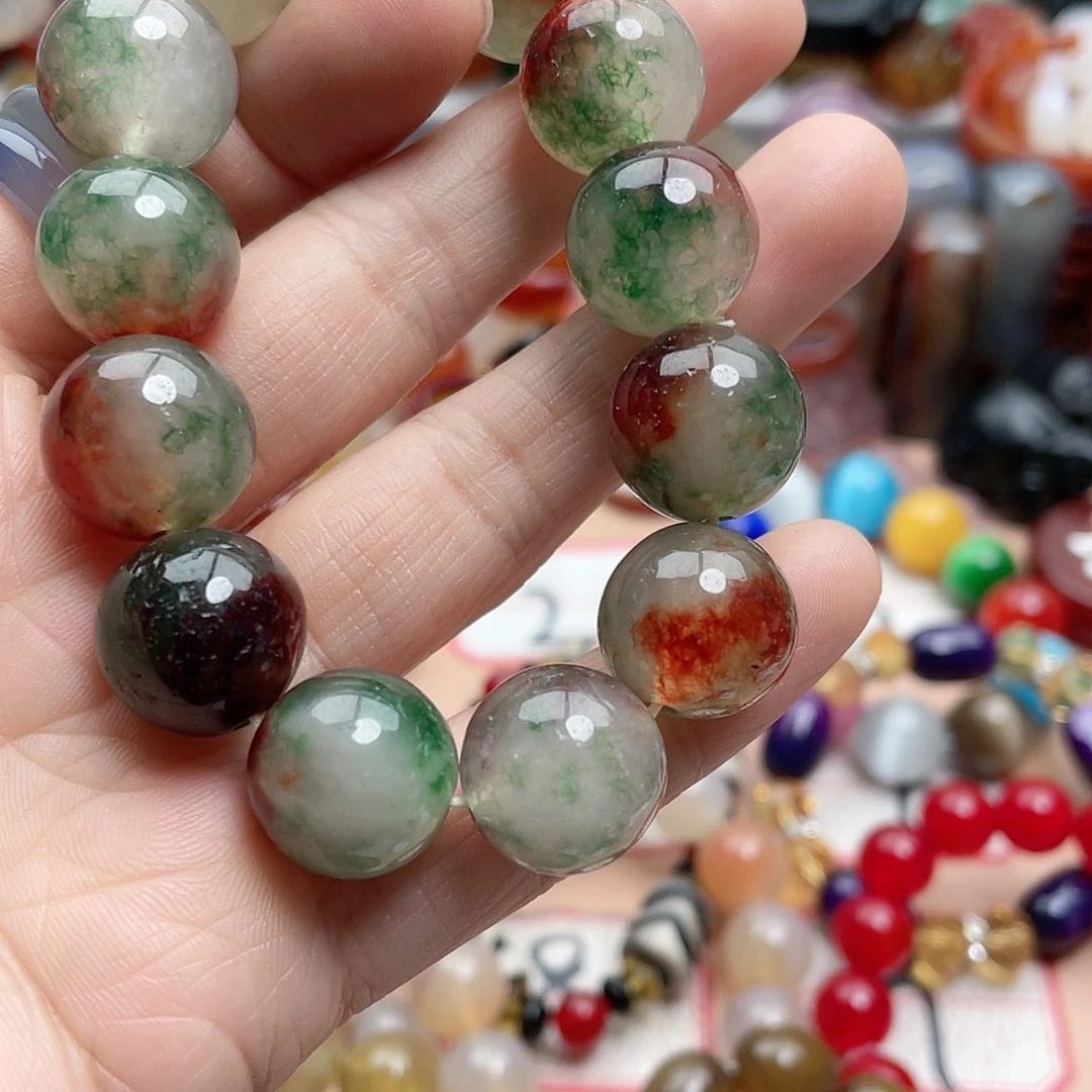 玛瑙/玉髓颈饰合金紫*籽