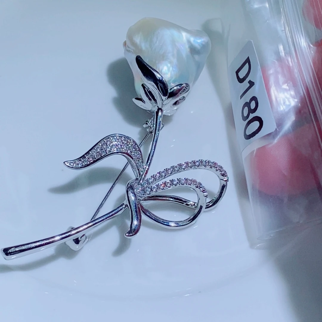 其他银S925镶嵌淡水珍珠