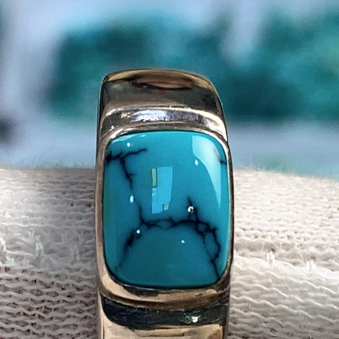 绿松石银S925镶嵌配饰