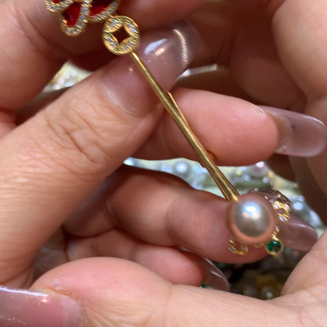 淡水珍珠胸饰未镶嵌