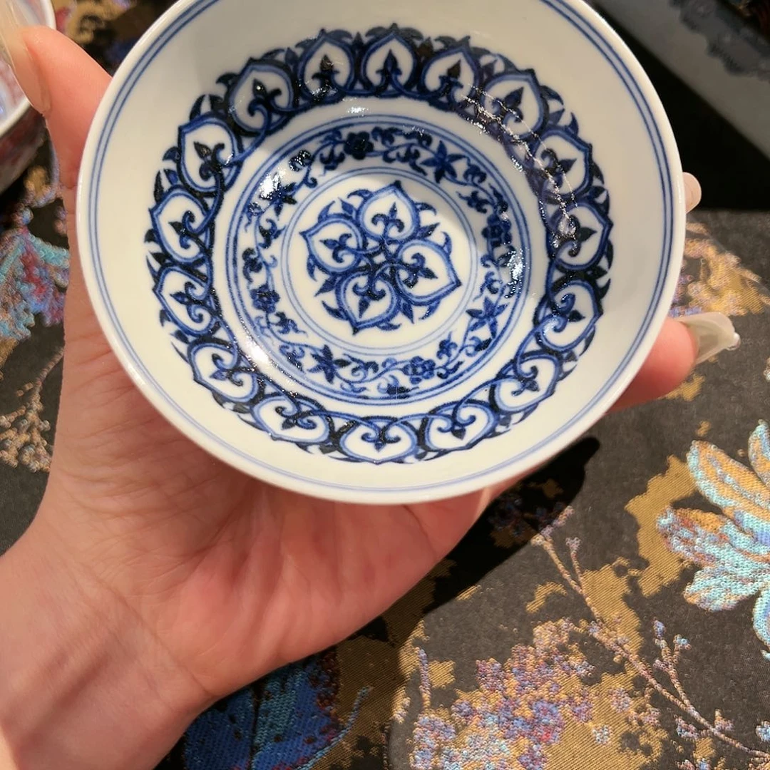 小*粥春花秋月宝相普洱杯