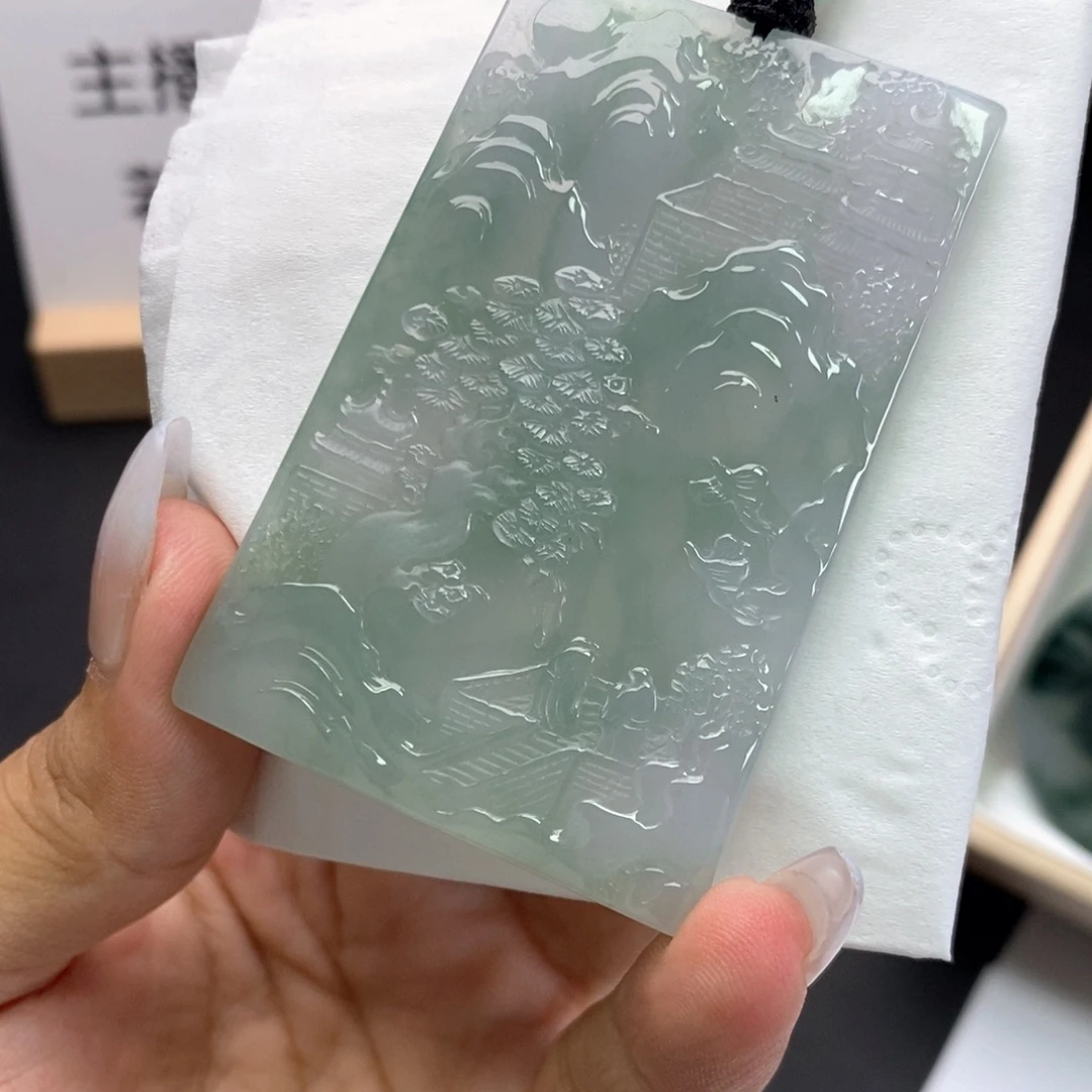 颈饰未镶嵌翡翠翡翠