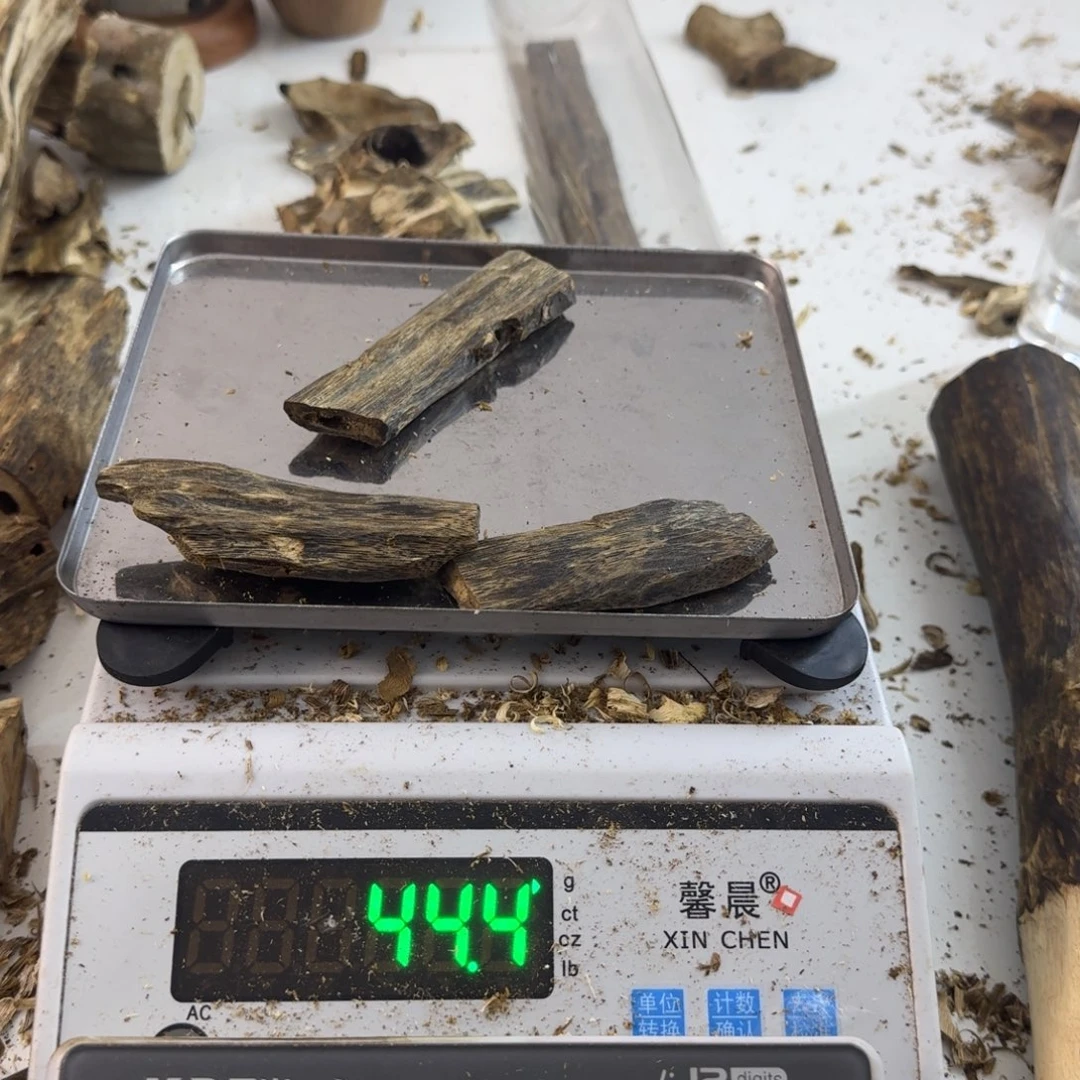 光***尘沉香沉香碎屑绿绮楠沉香44克