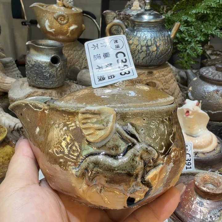 摆件柴烧福利心哦地方