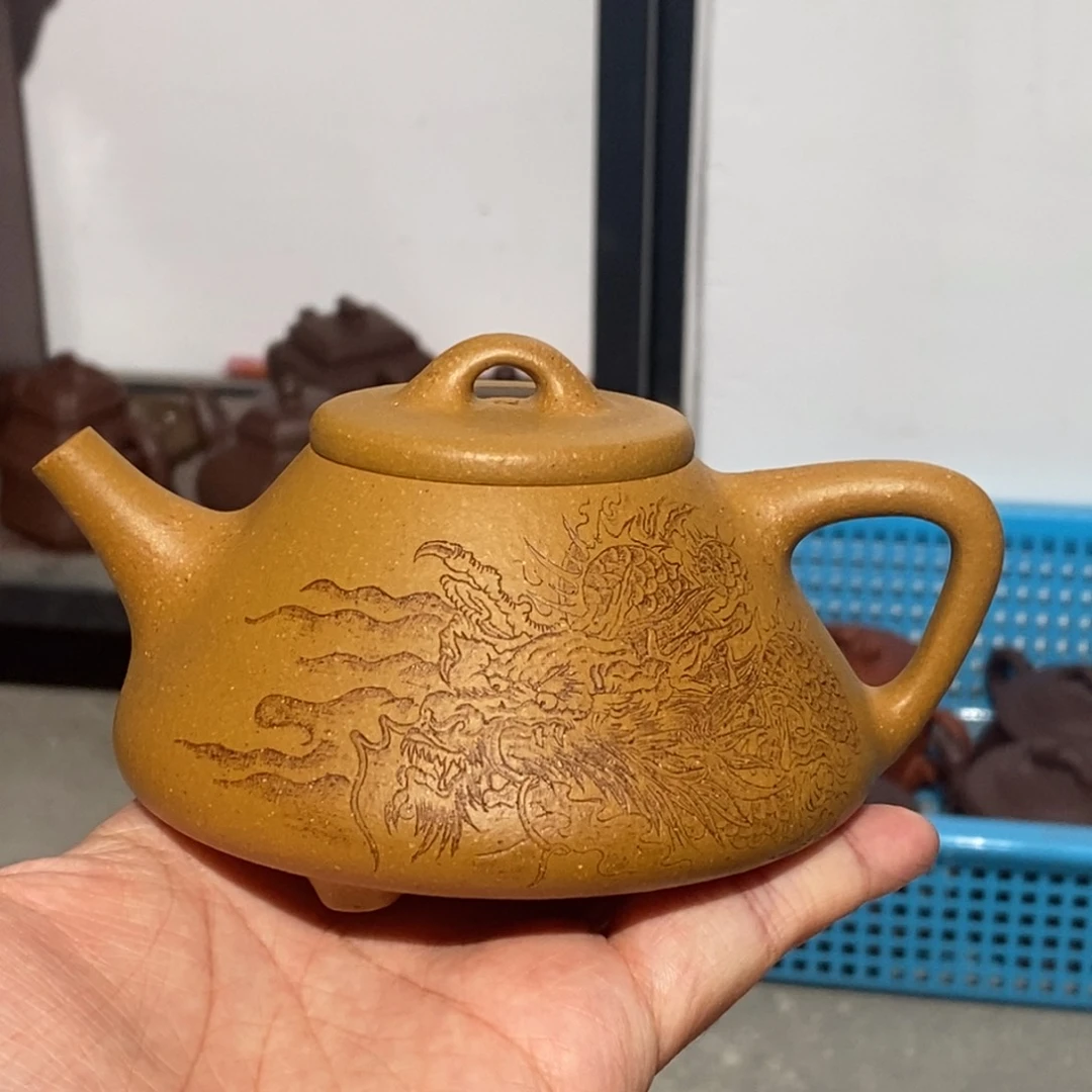 茶壶紫砂紫砂壶。紫砂壶。