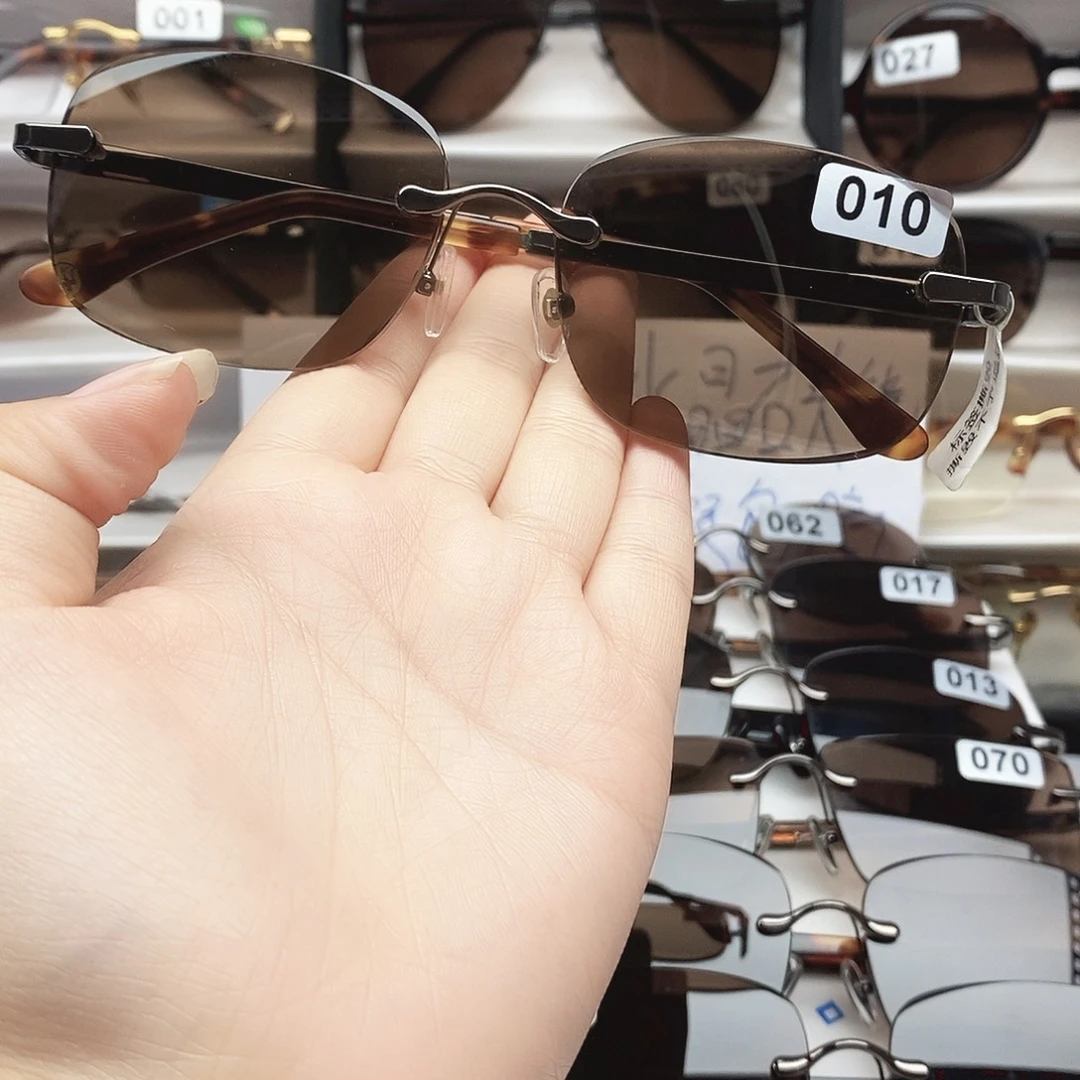 念***昔一体式高档水晶眼镜m010