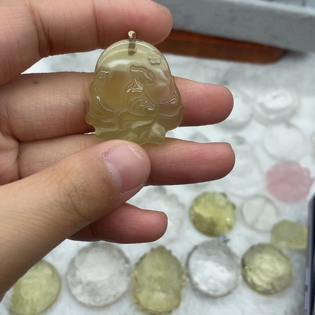 配件吊坠银S925镶嵌水晶